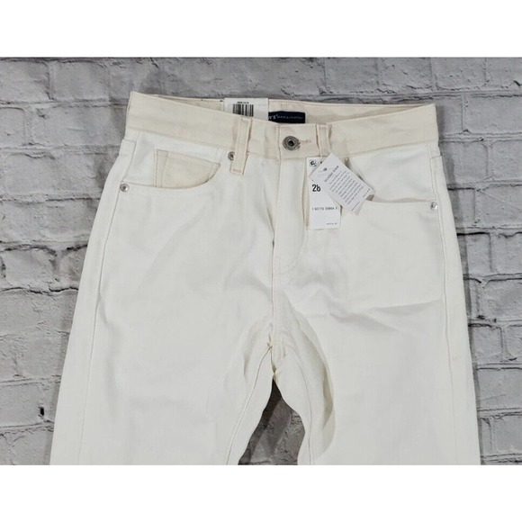 Levis Made & Crafted Tack Slim Fit Jeans White Wash Cotton $198 MENS SIZE 28X32 - Picture 2 of 8